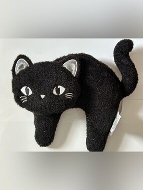 New!!! Bullseye Playground Black Cat Halloween Decor Throw Pillow (NWT)